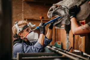 Zahnbehandlung mit der Fräse